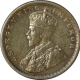 Silver Half Rupee of King George V of Bombay Mint of 1914.