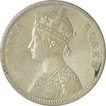 Silver Rupee of Victoria Queen of Calcutta Mint of 1874.