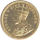 Gold Fifteen Rupees of King George v of Bombay Mint of the year 1918.