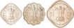 1954 1/2, 1, 2 Annas of Copper-Nickel of Bombay Mint.