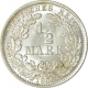 Silver Half Deutsches Mark of Germany. 