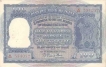 One Hundred Rupees Bank Note Signed by B Rama Rau of Republic India of 1953 of Calcutta Circle.