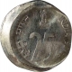 Steel Twenty five Paisa of Error coin of Republic India.