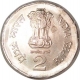 Cupro Nickel two rupee of Republic India of error coin.