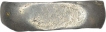 Silver Bent Bar of Punch Marked coin of Gandhara janapada.