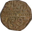 Copper Dam of Akbar of Ahmadabad Mint.