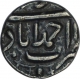 Silver One Quarter Rupee Coin of Akbar of Ahmadabad Mint.