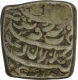 Silver Square Rupee of Akbar of Bangala Mint. 