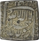 Silver Square Rupee of Akbar of Dar us saltanat Fathpur mint.