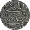 Silver Rupee of Akbar of Allahabad Mint.