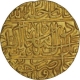 Gold Mohur of Akbar of Jaunpur Mint.