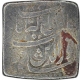 Silver Square Rupee of Jahangir of Lahore mint.