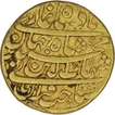 Gold Mohur of Shah Jahan of Surat mint of Azar month.