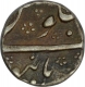 Silver Quarter Rupee of Aurangzeb Alamgir of Burhanpur Mint. 