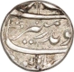 Silver One Quarter Rupee of Aurangzeb of out of flan Mint.