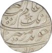 Silver Rupee of Aurangzeb Alamgir of Akbarabad Mustaqir ul khilafat Mint.