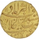 Gold Mohur of Aurangzeb Alamgir of Akbarabad Mustaqir ul khilafat Mint.