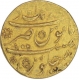 Gold Mohur of Aurangzeb of Aurangabad Mint.