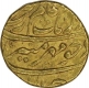 Gold Mohur of Aurangzeb Alamgir of Kashmir Mint.