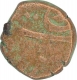 Copper Half paisa of Farrukhsiyar of Surat Mint.