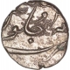 Silver Half Rupee of Muhammad Shah of Murshidabad mint. 