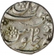 Silver Rupee of Anand Rao of Baroda  in the name of Muahammad Akbar II. 