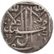 Silver One and Half Rupee of Shah Jahan Begum of Bhopal State.