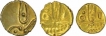 Lot of Three Gold Fanams of  Cochin  of Viraraya.