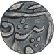 Silver One Eighth Rupee of Gwalior of Ujjaini Mint Dar ul Fateh.