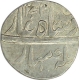 Silver Rupee of Hyderabad state of Afzal-ad-daula in the name of Bahadur Shah II of haidarabad Farkhanda Bunyad Mint.