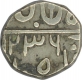 Silver Half Rupee of Pratapgarh of Duleep Singh in the name of Shah Alam II.