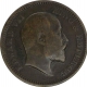 Copper one quarter anna of Sailana state of Jaswant singh with the name of King Edward VII.