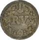 Silver Velli Fanam of Travancore of Rama Varma IV.  