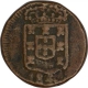 Copper Ten Reis of India Portuguese of Goa.