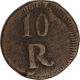 Copper Ten Reis of India Portuguese of Goa.