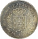 Silver Half Rupia of India Portuguese of of Louis I.