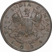 Copper Half Anna of Bombay Presidency.