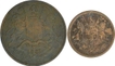 Copper Quarter Anna & One Twelvth Anna of Bombay Presidency.