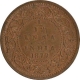 Copper One Twelfth Anna of Victoria Empress of Bombay Mint of 1877.