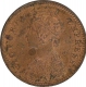 Copper One Twelfth Anna of Victoria Empress of Calcutta Mint of 1901.