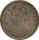 Copper Half Pice of Victoria Queen of Calcutta Mint of 1862.