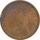 Copper Half Pice of Victoria Empress of Calcutta Mint of 1887.