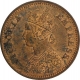 Copper Half Pice of Victoria Empress of Calcutta Mint of 1899.