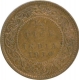 Bronze Half Pice of King Edward VII of Calcutta Mint of 1910.