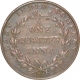 Copper One Quarter Anna of East India Company of Madras Mint of 1835.