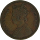 Copper One Quarter Anna of Victoria Queen of Bombay Mint of 1862.