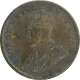 Copper One Quarter Anna of King George V of Calcutta Mint of 1911.