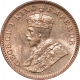 Copper One Quarter Anna of King George V of Calcutta Mint of 1916.