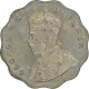 Cupro Nickel One Anna of King George V of Calcutta Mint of 1927.