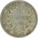 Silver Quarter Rupee of  Victoria Queen of Calcutta Mint of 1840.